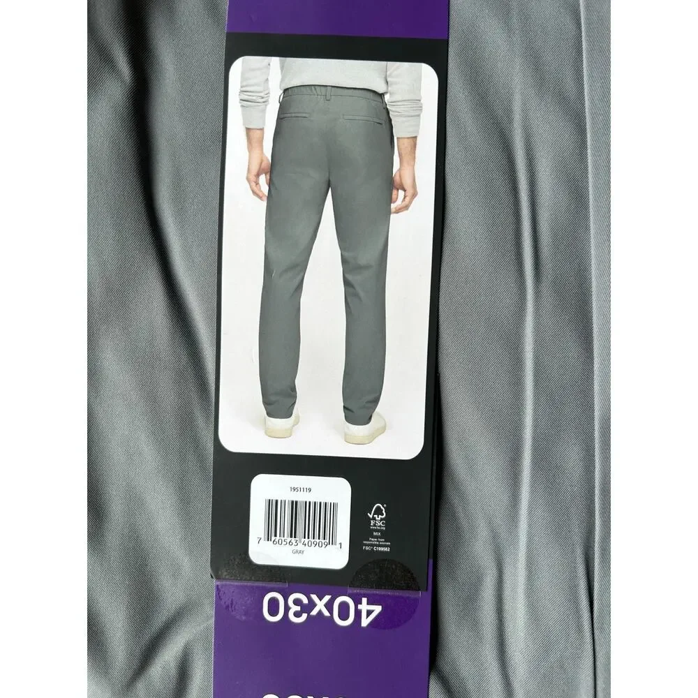 Banana Republic Men's Commuter Flex Pant Gray Size 40x30